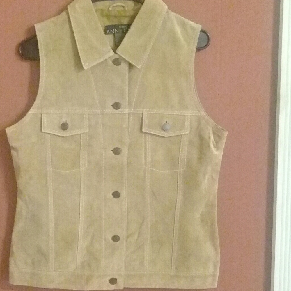 Leather vest